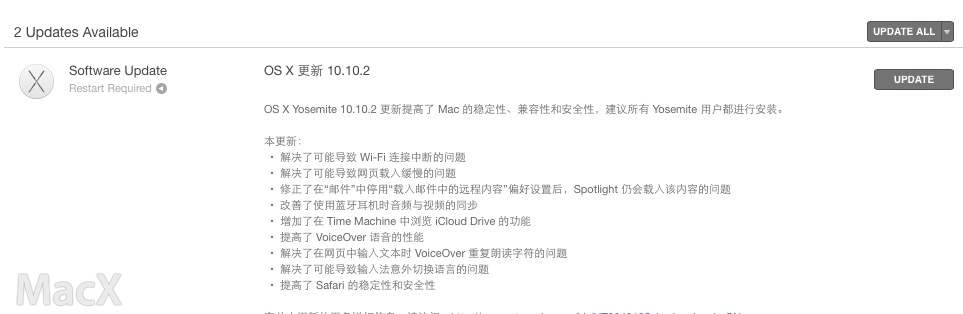 Mac OS X 10.10.2 正式发布 WiFi 修复-芊雅企服