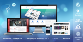 wordpress The7 v4.3.0.1深度汉化神主题发布 The7 v4.3.0.1下载 