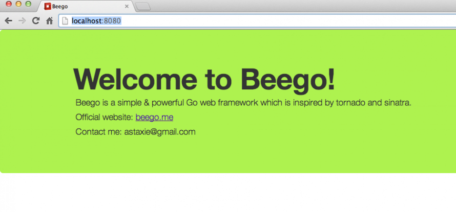 beego 1.4.0 版本发布下载  Go 应用框架 1