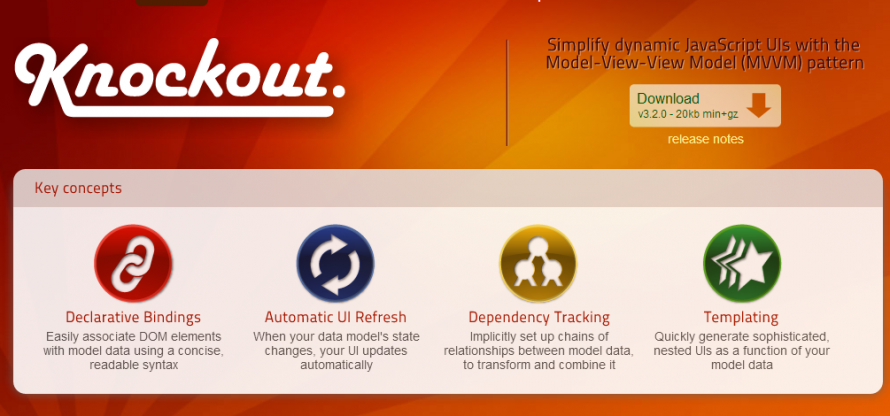 Knockout.js 3.2.0正式发布  JavaScript 的 UI 库 2