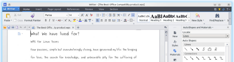 ​WPS For Linux Alpha 16 发布  ​WPS For Linux Alpha 16下载 2
