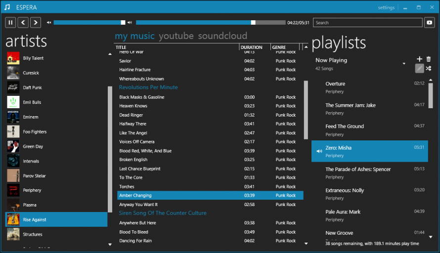 Espera 2.10.2 发布，Windows 媒体播放器 