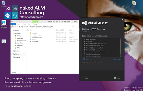 Visual Studio 2015 预览版，支持跨平台移动开发 