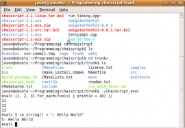 ChaiScript 5.5.1 发布，性能提升 30% 