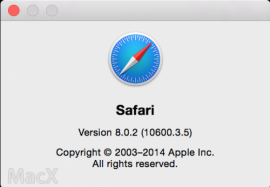 Yosemite 发布 Safari 8.0.2   Safari 8.0.2下载地址 1