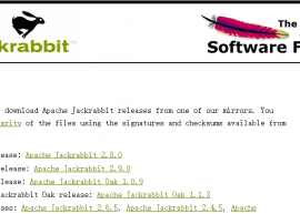 Apache Jackrabbit Oak 1.0.9 发布    Jackrabbit Oak 1.0.9下载 1