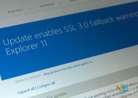 微软在 IE 11 浏览器中提供新选项移除 SSL 3.0 协议 