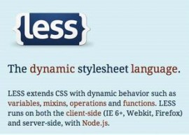 Less CSS 2.2.0 发布  CSS 预处理器 
