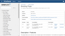 SonarQube Branding 1.0 发布 