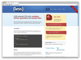 Less CSS 2.3.1 发布 CSS 预处理器 