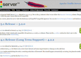 Apache Traffic Server 5.2.0 发布 反向代理服务 