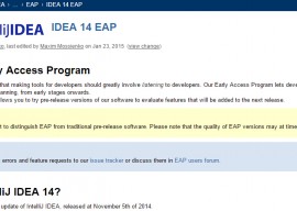 IntelliJ IDEA 14.0.3 更新至 build 139.1117 