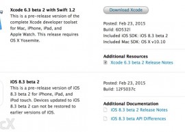 苹果向开发者发布 iOS 8.3 第二个测试版 