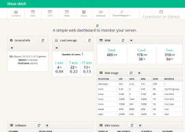 Linux-dash 1.5 发布 Linux 服务器监控系统 2