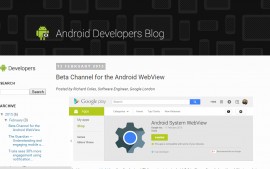 谷歌发布全新 WebView 组件的测试版 2