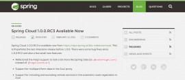 Spring Cloud 1.0.0.RC3 发布 