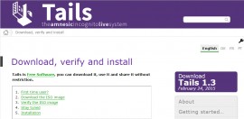 Tails 1.3 发布下载 安全更新-尽快升级！ 