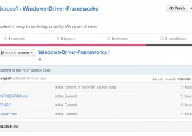 微软开源 Windows 驱动程序框架 