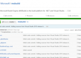 微软开源 Visual Studio 构建工具 MSBuild 