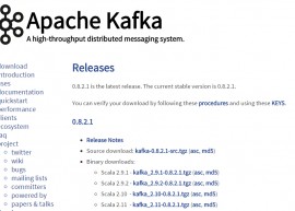 Apache Kafka 0.8.2.1 发布 消息发布订阅系统 