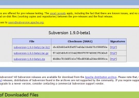 Apache Subversion 1.9.0-beta1 发布 