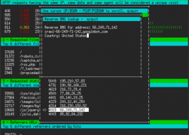 GoAccess 0.9 发布 Apache日志统计 