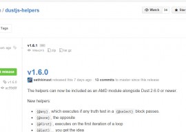 dustjs-helpers 1.6.1 发布 