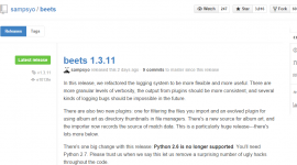 Beets 1.3.11 发布  媒体库管理系统 