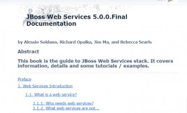 JBossWS 5.0.0.Final 发布 JBoss Web 服务堆栈 