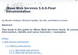 JBossWS 5.0.0.Final 发布 JBoss Web 服务堆栈 