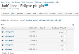 JadClipse for Eclipse 4.x 发布 Java反编译插件 