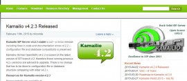 Kamailio v4.2.4 发布，开源 SIP 服务器 