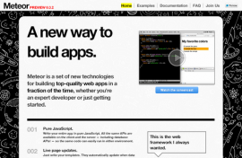 Meteor 1.1 发布 支持 Windows/MongoDB 3.0 