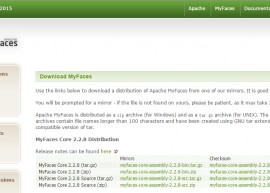 MyFaces Core 2.2.8 发布 JSF 框架 
