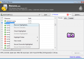 Recuva 1.52 发布 windows 文件恢复工具 