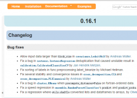 scikit-learn 0.16.1 发布 Python 机器学习工具包 