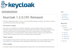 Keycloak 1.2.0.CR1 发布 SSO 集成解决方案 