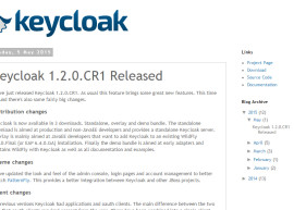 Keycloak 1.2.0.CR1 发布 SSO 集成解决方案 