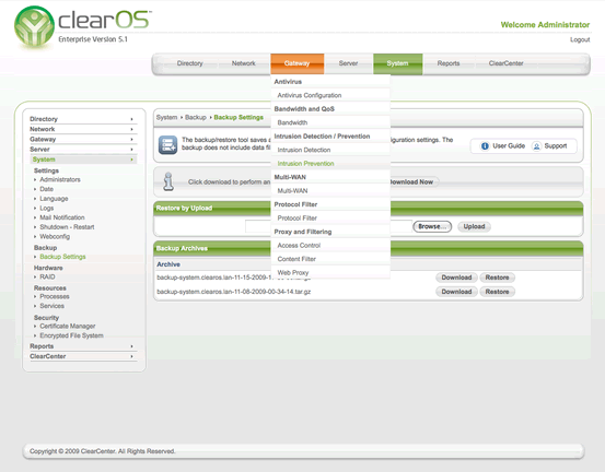 ClearOS 7.1.0 发布 网络和网关服务器-芊雅企服