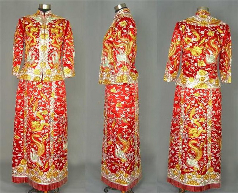 图136 新娘的喜服